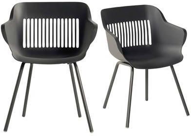 Hartman Jill Tuinstoel Set Van 2 Donkergrijs Donkergrijs