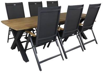 Hartman Napoli + Sefa tuintafel 240x95 cm Teak