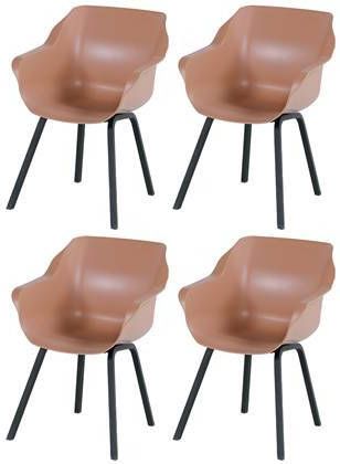 Hartman Sophie Element dining armstoel italian terra 4 st.