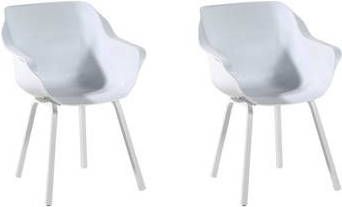 Hartman | Tuinstoel Sophie Element met Armleuningen 2 Stuks | Royal White