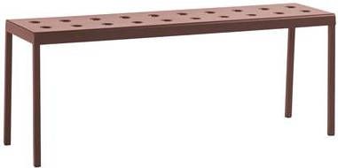 HAY Balcony Bench Iron red 2 zits