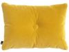 HAY Dot Cushion 1 Knoop Velours Kussen Geel online kopen