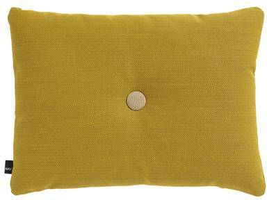 HAY Dot Kussen 1 Knoop Steelcut Trio Cushion Yellow