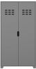 Hioshop Loke kledingkast met 2 deuren, grijs gelakt. online kopen