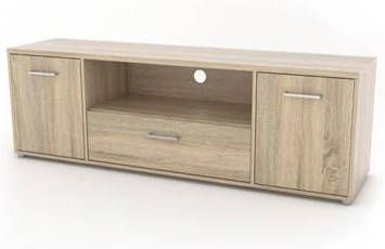 Hioshop Malika tv meubel in eiken structuur.