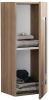 Hioshop VCB3 badkamerkast halfhoog met 1 deur, Sonoma eiken decor. online kopen