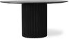 HKliving Eettafel Pillar zwart rond 140 cm online kopen