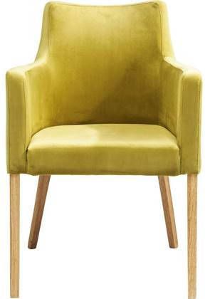 Kare Design Eetkamerstoel Mode Velvet Groen