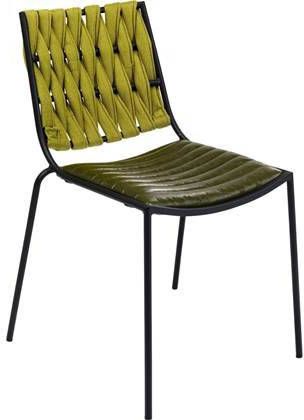 Kare Design Eetkamerstoel Two Face Green