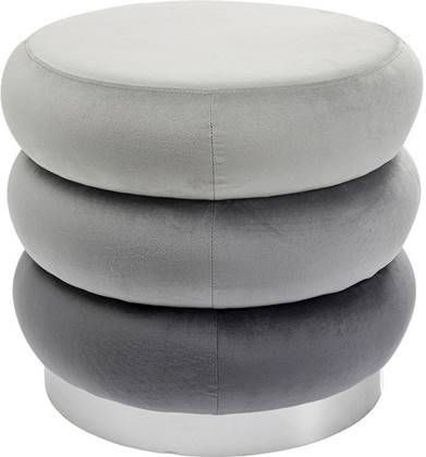 Kare Design poef sandwich grijs 45 x 40 x 40