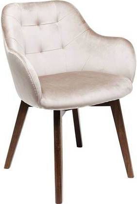 Kare Design Eetkamerstoel Lady Velvet Stitch Grey