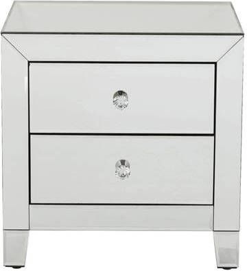 Kare Design Luxury Ladekast 2 Laden B49xD41xH50 Cm Spiegelglas