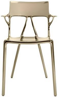Kartell A.I. Eetkamerstoel Metallic Brons