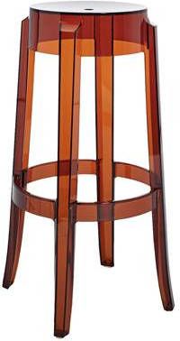 Kartell Charles Ghost Barkruk Hoog Amber