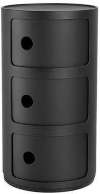 Kartell Componibili Opbergkastje Mat Zwart