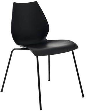 Kartell Maui Bureaustoel Zwart/Antraciet