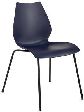 Kartell Maui Bureaustoel Zwart/Navy Blue