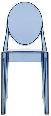 Kartell Victoria Ghost Eetkamerstoel Poederblauw