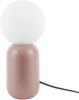 Leitmotiv Tafellampen Table Lamp Gala W. Glass Ball Roze online kopen