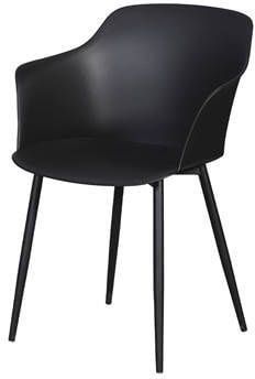 Lisomme Dian kunststof tuinstoel Zwart