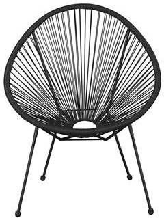 Lisomme kuipstoel Bo Tuinstoel Draad Zwart