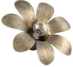 PTMD Milica Tafellamp Bloem 23 x 30, 5 x 20 cm Metaal Goud