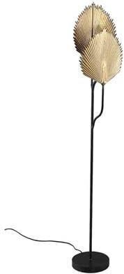 PTMD Regan Vloerlamp Blad 26 x 20 x 140 cm Metaal Goud
