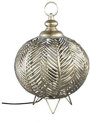 PTMD Rhys Tafel Lamp Bladeren H47, 5 x Ø37 cm Ijzer Goud