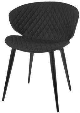 Riverdale Eetkamerstoel Elin Zwart 78cm