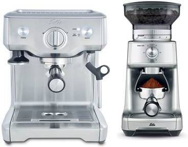 Adviseur Afdeling Schijnen Solis Barista Perfect Pro 118 Halfautomatische Espressomachine met  Caffissima 1611 Koffiemolen - Meubelmooi.nl