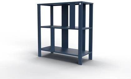 Steellish Design Vakkenkast Minus I Blauw