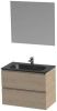 Curver Tiger badkamermeubel Loft naturel eik/zwart 80 cm Leen Bakker online kopen