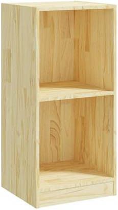 vidaXL Bijzetkast 35, 5x33, 5x76 massief grenenhout