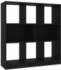 VidaXL Boekenkast 97, 5x29, 5x100 cm bewerkt hout zwart online kopen
