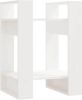 VidaXL Boekenkast/kamerscherm 41x35x57 cm massief grenenhout wit online kopen