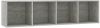 VidaXL Boekenkast/tv meubel 143x30x36 cm betongrijs online kopen