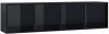 VidaXL Boekenkast/tv meubel 143x30x36 cm hoogglans zwart online kopen