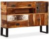 VidaXL Dressoir 115x30x80 cm massief sheesham hout online kopen
