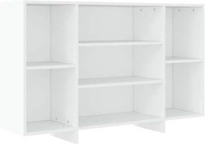 vidaXL Dressoir 120x30x75 cm bewerkt hout wit