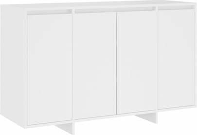 vidaXL Dressoir 120x41x75 cm spaanplaat wit