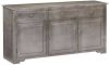 VidaXL Dressoir 160x40x80 cm massief mangohout grijs online kopen