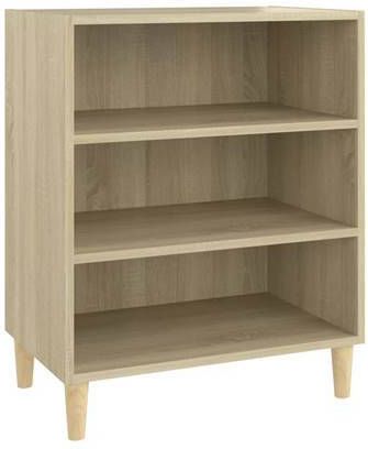 vidaXL Dressoir 57x35x70 cm spaanplaat sonoma eikenkleurig