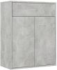 VidaXL Dressoir 60x30x75 cm spaanplaat betongrijs online kopen