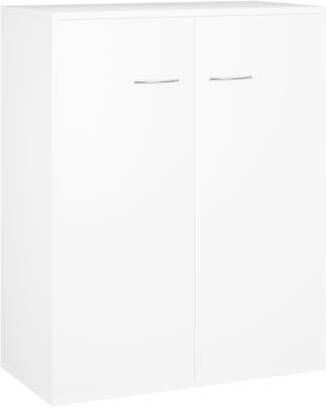 vidaXL Dressoir 60x30x75 cm spaanplaat wit