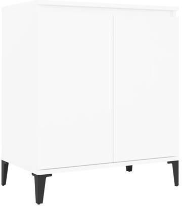 vidaXL Dressoir 60x35x70 cm bewerkt hout wit