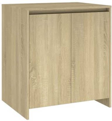 vidaXL Dressoir 70x40x73, 5 cm spaanplaat sonoma eikenkleurig