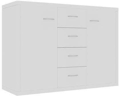 vidaXL Dressoir 88x30x65 cm spaanplaat wit