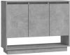 VidaXL Dressoir 97x31x75 cm spaanplaat betongrijs online kopen