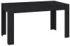 VidaXL Eettafel 140x74, 5x76 cm spaanplaat zwart online kopen