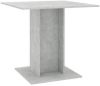 VidaXL Eettafel 80x80x75 cm spaanplaat betongrijs online kopen